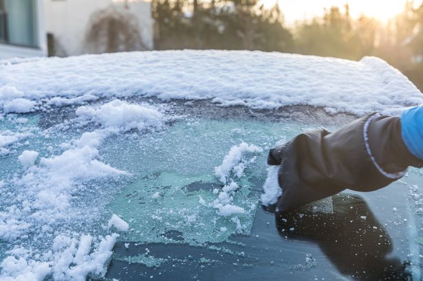 We tried the plastic bag trick to defrost a car and it saved us so much time